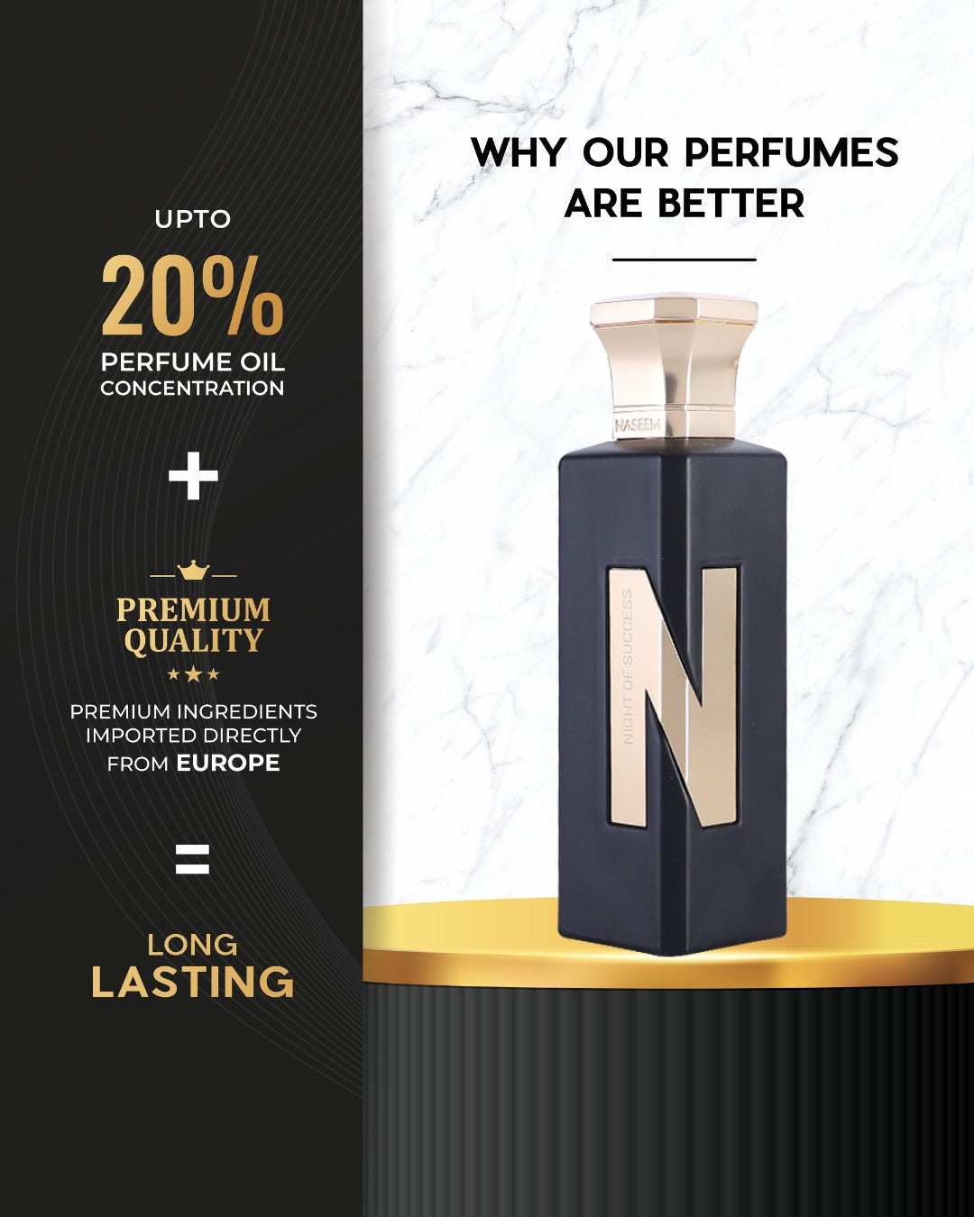 山下久美子 ONE NIGHT OF SUCCESS MOON TRAVEL Night Of Success Perfume - 75 ML| Naseem Perfume USA – NASEEM
